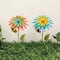 Glitzhome® 41" Multi Garden Painted Metal Flower Garden Yard Stake